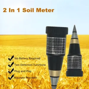 Professional Soil pH Meter Tester Soil pH and Moisture Meter Hygrometer