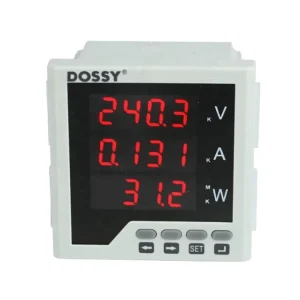 Programmable Single Phase Digital Voltmeter Ammeter Watt Meter