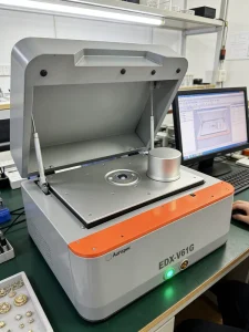 Quick detection Non destructive Benchtop XRF Spectrometer EDX V61G Gemstone Analyzer External Vacuum Pump Sapphire