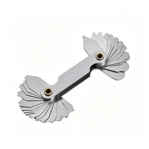 R1 6.5mm 32pcs Carbon Steel Machinery Measuring Instrument Tool High Precision Radius Gauge