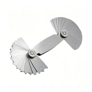 R15.5-25 mm Stainless Steel Circular Arc Radius Template Gauge, 30-Piece Set