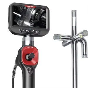 RALCAM 4.3 Inches Borescope HD Color Monitor Handheld Industrial Inspection Borescope Camera for Automotive Waterproof Endoscope