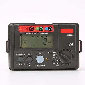 RCD ELCB Tester Double Insulation Meter AC 30-600V Leakage Protection Switch Testing Device for LV Electrical Inspection UT582+
