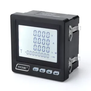REHE RN D3Y Power Energy LCD Display Multifunction Meter AC 220V a V HZ RS485 Single Phase Digital Multimeter