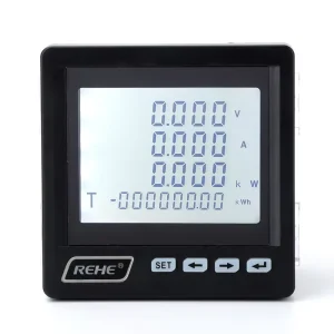 REHE RN DD3Y Smart Digital Meter Energy Electric Voltage Power Watt Three Phase Multi Function LCD Power Meter Multimeter
