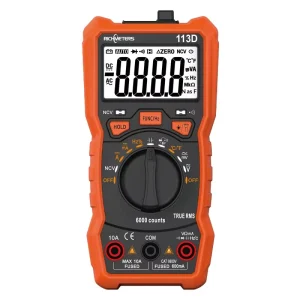 RICHMETERS Digital Intelligent Multimeter RM113D 6000 Digital Display Portable Magnet AC DC Voltage Current Measurement