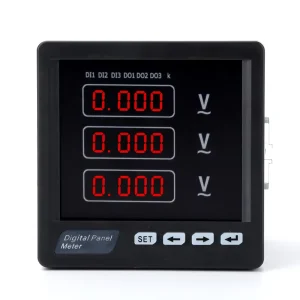 RM 3AV33 Digital Panel LED Display Energy Metering System Single Phase AC Voltage Meter with RS485 Measures AC Current