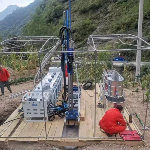 ROCK 1000 Portable Hydraulic Diamond Wireline Mining Exploration Coring Drill Machine Geotechnical Core Sampler Drilling Rig