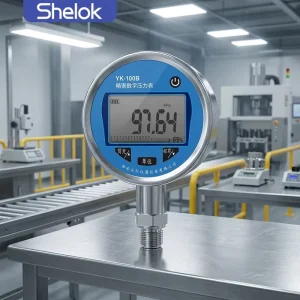RS485 Digital Pressure Gauge YK-100B Wide Pressure Range -0.1~250MPa Recharge Battery Powered Industrial Monitoring Manometer