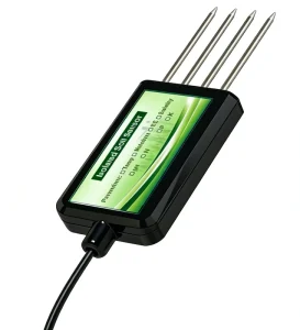 RS485 Multifunctional Soil Temperature Humidity EC PH Salinity Sensors Soil Moisture Conductivity Sensor Testing