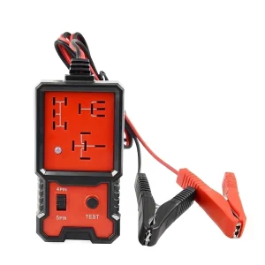 Red & Black Relay Tester 12V Universal Electronic Automotive Car Circuit Detector Battery Checker Auto Repair Tool