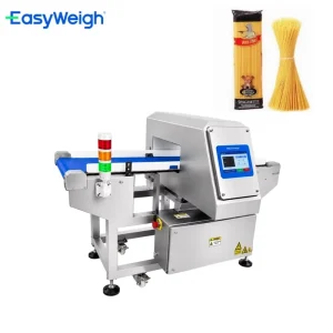 Reliable Easyweigh FMD 4015 Stainless Steel 50kHz Inline Metal Detector for Spaghetti Packaged Foods Industrial Inspection