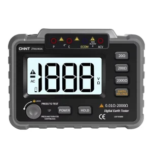 Resistance Meter 0.01-2000Ω Digital Earth Tester for Earth Lead Leakage Measurement