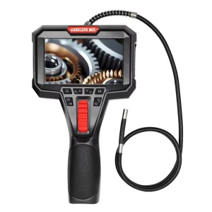 Rigid Endoscope with 360° Flexibility for Automotive and Industrial Use 4.3inch IPS Screen 1080P Handheld Borescope