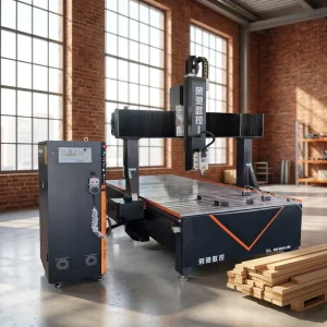 Rongchi High Accuracy 4 Axis CNC Router Programmable Milling Machine for 3D Model Making