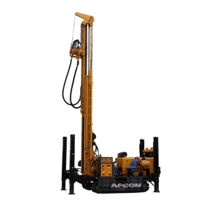Rotary Drilling Rig 500m Crawler Mounted Diesel Water Well Drilling Rig ZG500
