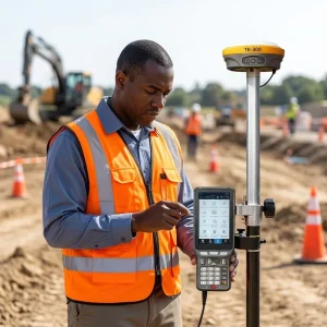 Rugged GNSS RTK TK300 Hot-swappable Battery IP68 Rated Multi-Frequency High Accuracy Base Rover Survey Receiver
