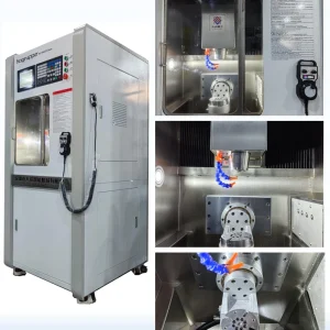 RuiYi Small Precision CNC Engraving Milling Machine 24000 RPM Spindle 0.005mm Accuracy Gearbox Medical Grade High Power 1.8kW