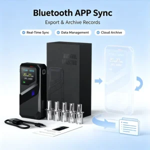 S1 Digital Screen Fuel-Cell Breathalyzer Alcohol Tester