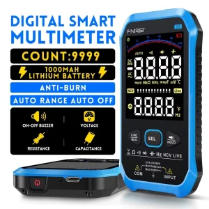 S1 Portable Multimeter Large Screen Digital Auto Range Voltage Current Resistance Tester