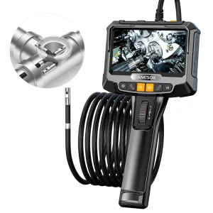 S10 3.9mm Lens Endoscope Inspection Camera 1080p HD Two Way Articulation Head 360 Degree Automotive Mechanic IP67 Waterproof