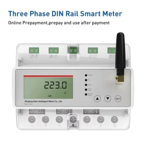 S4G3 Three Phase Din Rail Smart Meter Remote control