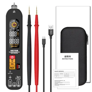 S6X Smart Multimeter USB Charge Voltage Tester Pen Breakpoint Electronic Tester AC DC Non contact Live Auto Hz Resistance