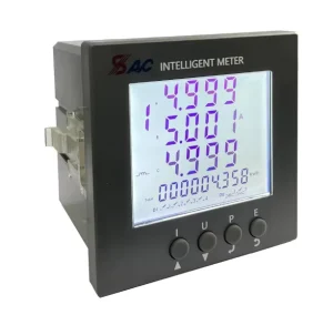 SAC Multi Function Power Meter Three Phase Panel Mounted Energy Smart Power Meter