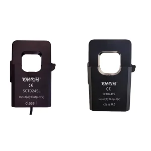 SCT036 Series Split Core Voltage Output CT 50-400A 0.333/1/3/5V 0.5% Accuracy Cable/Screw Terminal CE RoHS UL94-V0 Fire