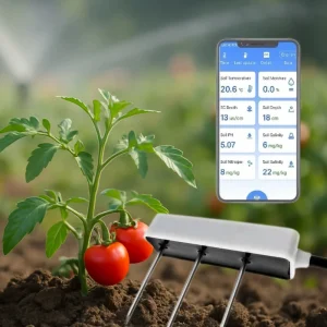 SDI 12 Soil Moisture Temperature EC Sensor for Greenhouse Agriculture