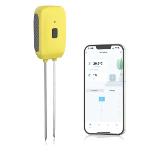 SGS08 Wireless Connection Soil Detector Tester Measuring Temperature Humidity Soil Moisture Meter with Blue Tooth