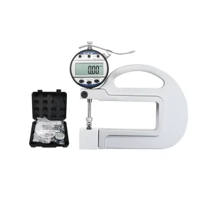 SHAHE 0 10mm 0.01mm Digital Thickness Gauge with Roller Insert Electronic Thickness Gauge