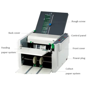 SIGO SG RD297 Manual Handle Paper Folding Machine with Good Quality