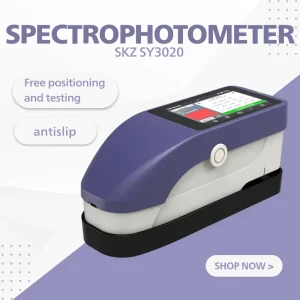 SKZ3020 Advanced Colorimeter with Intelligent Color Measurement System Automatic Calibration Handheld Spectrophotometer