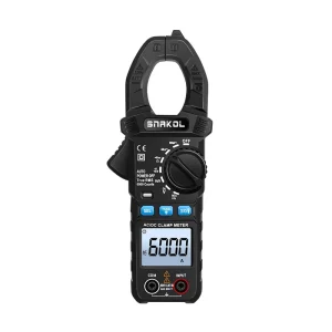 SNAKOL AC DC 600A Clamp Multimeter Digital Ammeter LCD Display Multi Function Electrician Capacitance SK 203