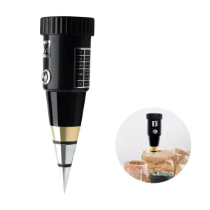 SPH005 Handheld Soil pH and Moisture Meter with 0.1 Accuracy 10-80% Hygrometer Metal Probe Tester for Garden OEM Customizable