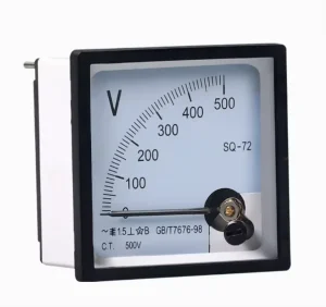 SQ-72 Pointer AC Voltage and Current Meter 300V 500V 100/5A 200/5A Industrial Electrical Equipment Measurement Instrument
