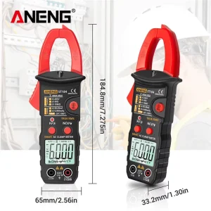 ST184 Digital Multimeter Clamp Meter True RMS 600A DC Current AC DC Voltage AC Current Diode CAT III 600V
