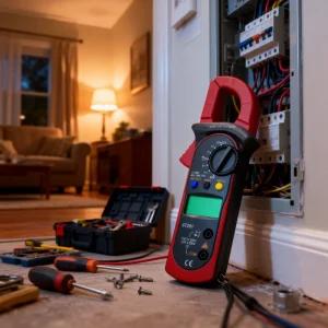 ST201 4000 Counting Multi functional Digital Clamp Meter Capacitance Resistance 400A AC Current 600V Voltage LCD Display