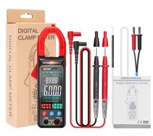 ST212 Digital Clamp Meter 6000 Counts DC AC Current 400A Amp Multimeter Large Color Screen Voltage Tester Car Hz NCV Ohm