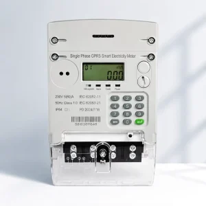 STS Certified IP68 Three Phase LCD Display Prepaid Smart Energy Meter DN15 Digital Interface OEM Customizable 2 Year Warranty