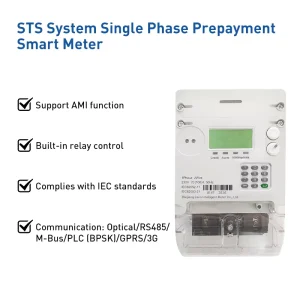 STS System Single Phase Electric Meter Energy Meter Product