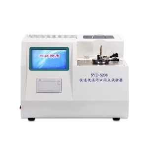 SYD 5208 Rapid Low Temperature Closed Cup Flash Point Tester for Petroleum Products High Accuracy 0.1 Semiconductor 1 Year