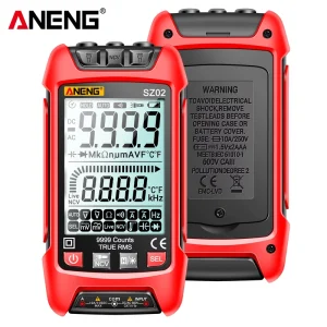 SZ02 Digital Multimeter 9999 Counts True RMS Auto-Ranging Capacitance Temperature Resistance Meter