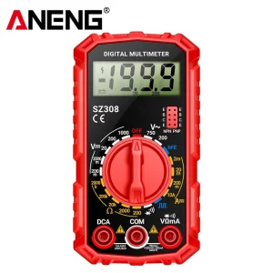 SZ308 1999-Count Digital Multimeter AC/DC Voltage Current Resistance Tester 750V/10A