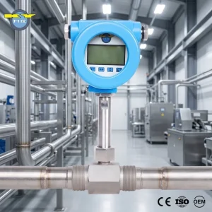 Sanitary Turbine Flow Meter SS316L Food Grade Flange Connection OEM High Accuracy +/-0.2% Milk Juice Beverage Edible Oil Flow