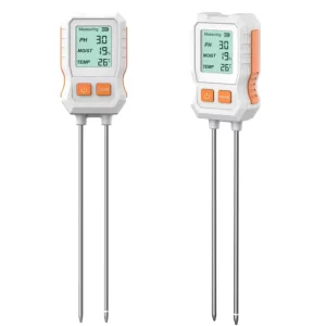 Screen Display Three in one Soil Tester Dual Probe High-precision Moisture Meter pH Value Temperature and Humidity Test