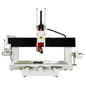 Second Hand 5 Axis CNC Milling Machine 3D Wood Center Router with Syntec Control PLC and Motor for Woodworking