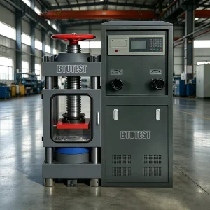 Semi-Automatic Compression Testing Machine 1000-3000 kN IP54 CE EN ASTM