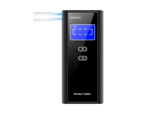 Semiconductor Sensor Breathalyzer Alcohol Tester with 1.7-Inch LCD, 0.00-2.00 BAC Range and AAA Battery Power